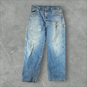 Dickies Men's Relaxed Jeans - Light Blue